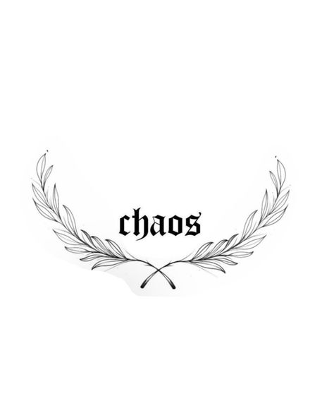 Beautiful Chaos Tattoo, Chaos Tattoo, Edgy Kid, Wrist Tattoo Designs, Tattoos Inspo, Script Tattoo, Getting A Tattoo, Eagle Tattoos, Tattoo Script