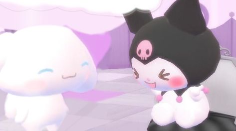 Kuromi And Cinnamoroll Matching Pfp, Ivy Core, Cinnamoroll And Kuromi, Sanrio Game, Kuromi And Cinnamoroll, Sanrio Pfp, Pink Sanrio, Cinnamoroll Kuromi, Pc Wallpapers