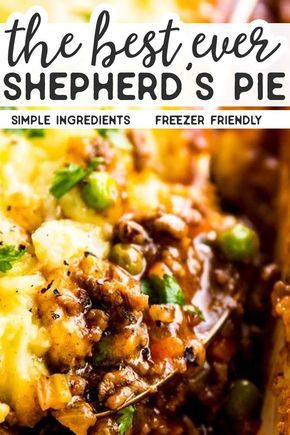 Homemade Shepherd's Pie, Shepherd's Pie Recipe, Shepherds Pie Recipe, Diner Recept, Shepherd's Pie, Läcker Mat, God Mat, Shepherds Pie, Beef Recipes Easy