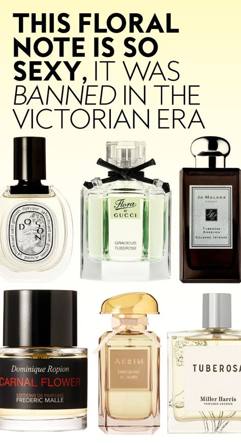 If you're looking for a delicious fragrance for the winter season, look no further. Here, we put together a list of the 7 most gorgeous takes on the tuberose blossom - a perfume note so sexy, it was previously banned in the Victorian era. How's that for Valentine's day? #fragrance #perfume #fragrances Tuberose Perfume For Women, By Redo Parfum, Tuberose Perfume, Diy Perfume Recipes, Perfume Layering, Perfume Business, Best Perfumes For Women, Perfume Hacks, Business Ideas For Women