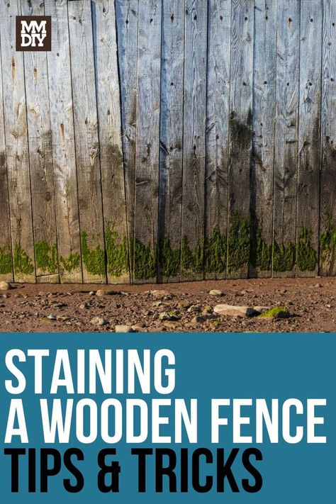 Wooden fences are one of the more common choices out there. What you may not realize is that the finished product you see has already been stained or painted. If you plan on doing things the DIY way, knowing how to stain a wood fence can be crucial. Here are all of our top tips and tricks to stain a wooden fence! Staining A Fence, Painted Wood Fence, Staining Wood Fence, Shadow Box Fence, Wooden Fences, Fence Stain, Diy Staining, Fence Paint, What To Use