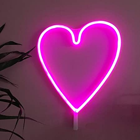 ENUOLI Love Neon Light Neon Love Signs Pink Neon Light Signs LED Love Signs for Valentine's Gift Girls Room Kids Room Neon Wall Sign USB/Battery Powered Neon Light up: Amazon.co.uk: Lighting Best Gift For Wedding, Camping Kids, Pink Neon Lights, Neon Gas, Neon Wall Signs, Neon Nights, Heart Lights, Neon Sign Bedroom, Best Wedding Gifts