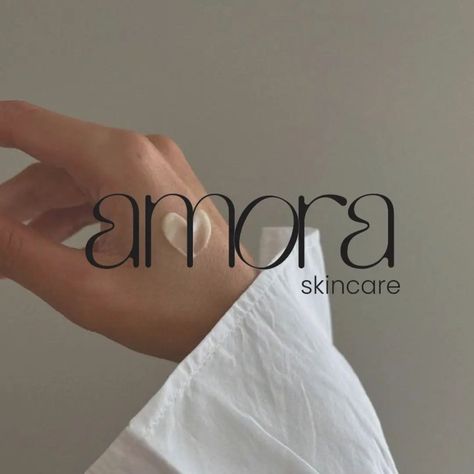 logo design for amora; skincare brand Design brief-@briefclub #thebriefclub #skincare #branddesigner #branding #logodesigns #design #brandidentity #graphicdesigner #minimalisticsdesigns #logodesigner #brandingchallenge #desginthinking #brand #design #amora Skincare Brand Logo, Skincare Brand Design, Graphic Designer Studio, Lashes Business, Minimalist Skincare, Skincare Logo, Spa Branding, Skincare Store, Spa Logo