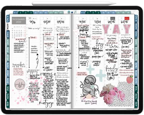 Good Notes Journal Ideas, Good Notes Calendar Ideas, Digital Planner Goodnotes Aesthetic, Ipad Writing Template, Good Note Tutorial, Goodnotes Financial Planner Free, How To Make Your Own Digital Planner Goodnotes, How To Make Goodnotes Planner, Calander For Ipad