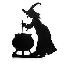 52" Witch with Cauldron Silhouette Yard Decoration Cauldron Silhouette, Witch With Cauldron, Halloween Costume Props, Baba Jaga, Witch Silhouette, Witch Pictures, Halloween Witch Decorations, Halloween Templates, Halloween Silhouettes