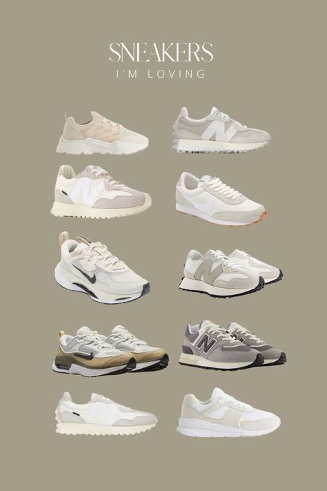 New Balance 327 Off White Shoes curated on LTK Best Womens Nike Shoes, Nike Balance Outfit, Womans Sneaker Outfit, Cute Nike Sneakers For Women, Casual Shoes For Women Sneakers, Casual New Balance Shoes, New Balance Shoes Styled, Every Day Shoes Women, New Balance Womens Outfit