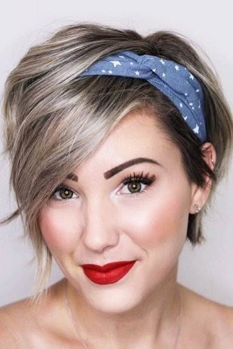 Short Hair Accessories, Bob Pixie, Summer Haircuts, Cute Short Haircuts, Corte Pixie, Easy Hairstyle, Easy Summer Hairstyles, Hairstyle Gallery, Trendy Haircuts