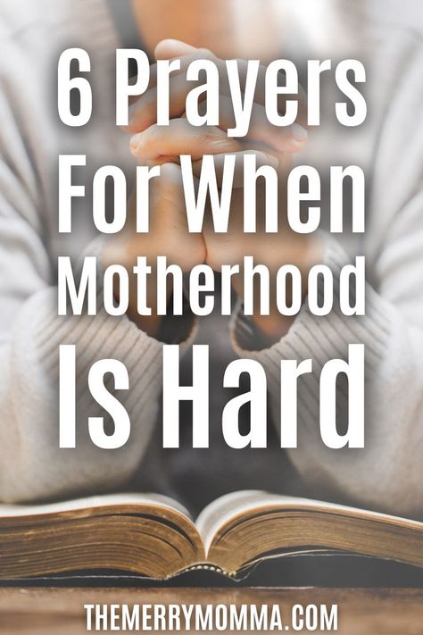 6 Prayers for When Motherhood is Hard Bible Study Template, Powerful Prayers, Healthy Relationship Advice, Those Days, Power Of Prayer, Healthy Relationships, New Moms