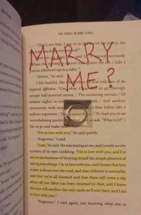 Mary Me, Romantic Book Quotes, Romantic Books, The Fault In Our Stars, Marriage Proposals, Komik Internet Fenomenleri, Hopeless Romantic, Pretty Words, Mr Mrs