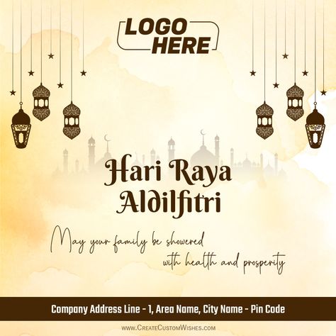 Raya Wishes, Hari Raya Wishes, Email Logo, Hari Raya Aidilfitri, Raya Aidilfitri, Birthday Wishes Messages, Diy Garden Furniture, Message Quotes, You Are Blessed