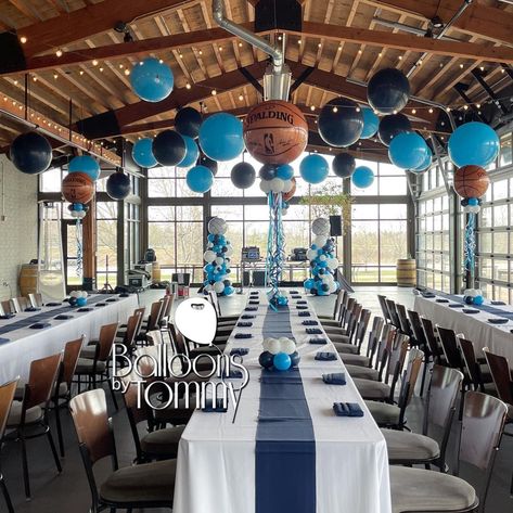 Balloons By Tommy on Instagram: “Celebrating a Bar Mitzvah with a basketball and volleyball theme! #barmitzvah #batmitzvah #mitzvah #mazeltov #balloondecor #celebrate…” Bar Mitzvah Decorations, Basketball And Volleyball, Mazel Tov, A Basketball, Bar Mitzvah, Bat Mitzvah, A Bar, Balloon Decorations, Volleyball