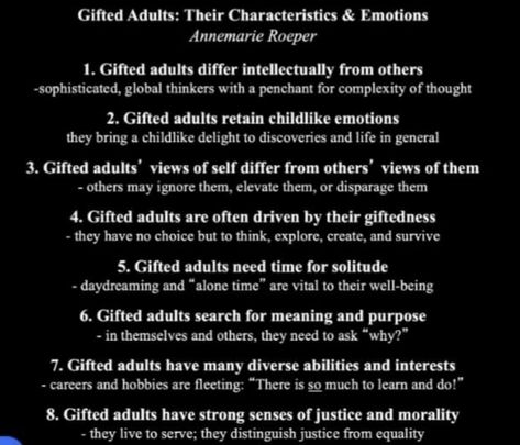 Giftedness In Adults, Neurodivergent Gifted, Gifted Adults Characteristics, Gifted Adults, English Hacks, Neurodivergent Things, Neurodivergent Brain, Strengths Finder, Twice Exceptional