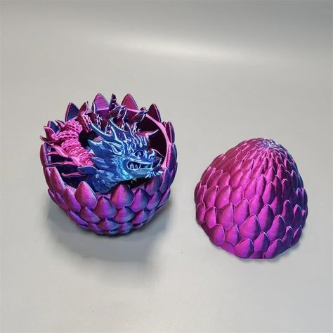 PRICES MAY VARY. New magnetic suction model 3D Printed Fidget Toy with Flexible Dragon, Printed Gift, Decor, Executive Desk Toy(16.5” Dragon, Black Egg with Pink Dragon) This dragon is cleverly crafted using stunning 3D printing technology, featuring excellent sitting objects and cool companions working from home It is an ideal gift for dragon enthusiasts or collectors in your life. Unique design - it is an ideal gift for dragon enthusiasts or collectors in your life. Each combination of dinosau 3d Printed Dragon Egg, Wing Party, Toy Dragon, Desk Toy, Dragon Black, Statue Decoration, Egg Toys, Pink Dragon, Dragon Statue