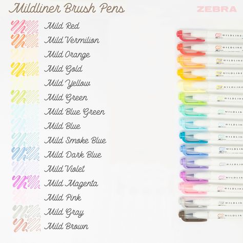 Best Brush Pens, Intricate Drawings, Japanese Notebook, Zebra Mildliner, Highlighter Pen, Pen Design, Christmas Gift Shop, World Crafts, Pen Refills