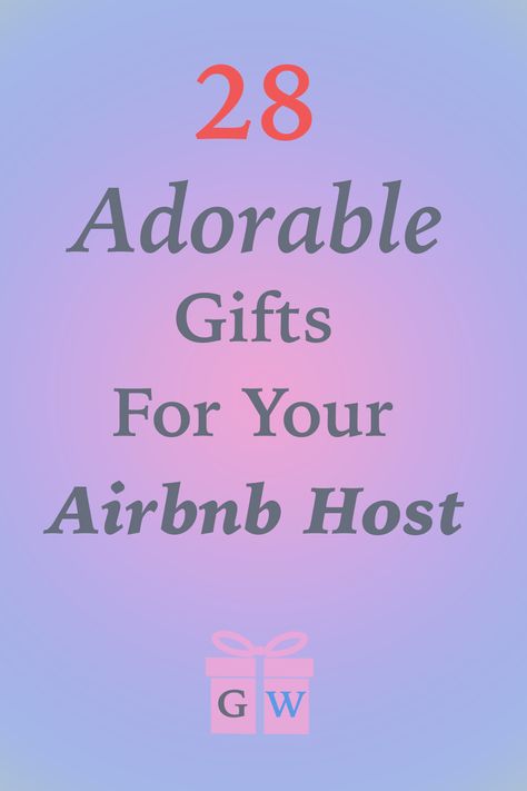 If you want to say thank you to your Airbnb host with a gift, we have put together a list just for you! Here are 28 adorable and thoughtful gifts for Airbnb hosts that they will actually find useful. #gifts #giftideas Airbnb Host Gifts, Airbnb Thank You Gift, Host Gift Ideas Thank You, Airbnb Gifts For Guests, Airbnb Gift Basket Ideas, Best Thank You Gifts, Gifts For Disney Lovers, Small Thank You Gift, Useful Gifts