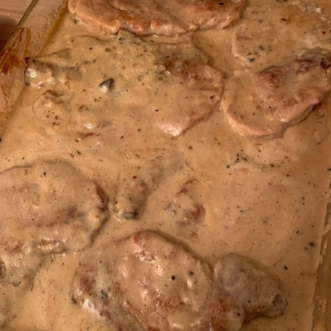 Smothered Pork Chops in the Oven Oven Smothered Pork Chops, Boneless Pork Chops Oven, Smothered Baked Pork Chops, Pork Steak Oven, Breakfast Pork Chops, Mushroom Soup Pork Chops, Pork Chops In The Oven, Baked Boneless Pork Chops, Oven Pork Chops