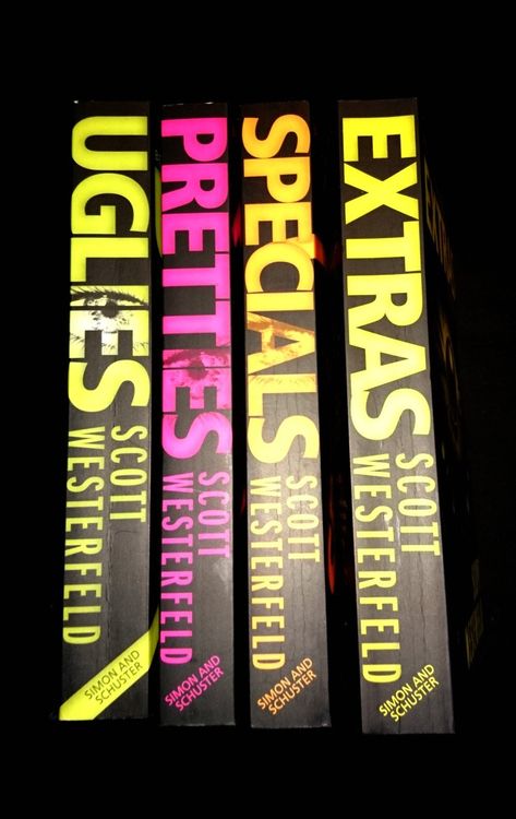 The Uglies Series by Scott Westerfeld: Book Review Uglies Scott Westerfeld, Uglies Book, Book Spine Design, Uglies Series, Spine Design, Scott Westerfeld, Book Review Journal, Romance Series Books, Book Wishlist