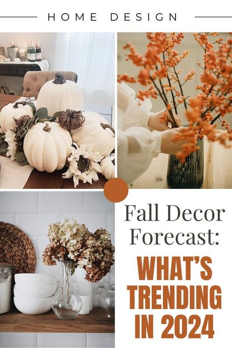 Get ready to fall in love with the most stunning and fun fall decor trends of 2024! From earthy tones to cozy textures, we're spilling all the deets on how to create an autumn sanctuary in your home. Don't miss out on the trendiest ways to celebrate the season! Winter Table Centerpieces, Fun Fall Decor, Modern Fall Decor, Halloween Trends, Fall Decor Diy Crafts, Cozy Fall Decor, Winter Table, Fall Decor Ideas, Classy Decor