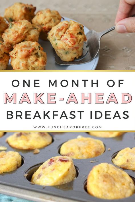 Quick Freezer Breakfast Ideas, Breakfast Freezer Meals Make Ahead, Pre Made Freezer Breakfast, Easy Breakfast Make Ahead Simple, Breakfasts To Freeze, Easy And Filling Breakfast, Easy Toddler Breakfast Meal Prep, Premade Freezer Breakfast, Healthy Breakfast Meal Prep Freezer