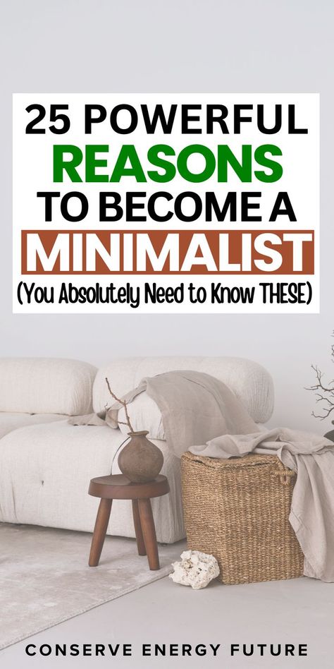 25 Insanely Powerful Reasons to Become a Minimalist! - Minimalism Tips Minimalism is an act that is intentional and marked on purpose. It is a culture that embraces the promotion of that which we love most followed by a simultaneous decrease in the stuff we do not need. My blog seeks to pinpoint 25 powerful reasons why everyone should become a minimalist. Read here! / minimalist living room apartment, minimalist style, minimalist lifestyle / How To Become Minimalist, Minimalism Tips, Apartment Minimalist, Become A Minimalist, Minimalist Lifestyle Inspiration, Minimalist Living Room Apartment, Minimalist Living Tips, Decluttering Inspiration, Becoming Minimalist