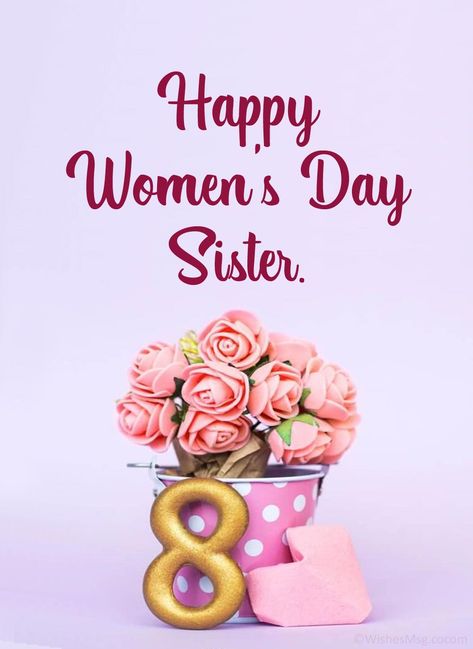 Women's Quotes, Thank You Sister, Love Affection, Wishes For Sister, Birthday Quotes For Me, Happy Women's Day, Dear Sister, Cover Wallpaper, Women's History