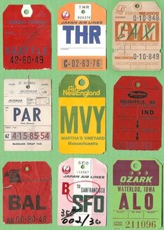 Logo Montagne, Vintage Luggage Tags, Vintage Airline, Vintage Ticket, Etiquette Vintage, Ticket Design, Graphic Trends, Travel Tags, Vintage Airlines