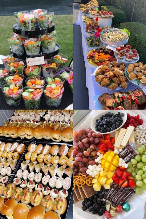 Cheap Platter Ideas, Sandwich Table Ideas Parties Food, Classy Party Food Ideas, Food Party Ideas Birthdays, Food Platters For Parties, Sweet 16 Food Ideas Appetizers, Birthday Party Sandwich Ideas, Small Buffet Ideas Food, Party Food Tray Ideas