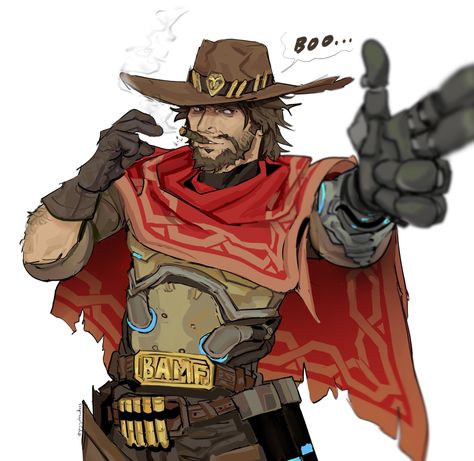 Ow2 Fanart, Cole Cassidy, Jesse Mccree, Mccree Overwatch, Overwatch Fanart, First Person Shooter Games, Space Cowboy, Overwatch Fan Art, Space Cowboys