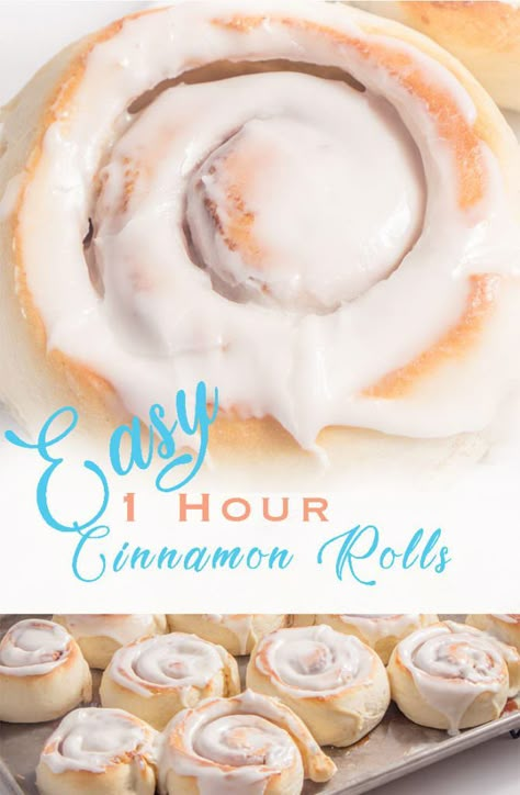 Homemade Cinnamon Rolls 1 Hour Cinnamon Rolls, Homemade Cinnamon Rolls Easy, Cinnamon Roll French Toast, Cinnamon Rolls Easy, Homemade Cinnamon Rolls, Slow Cooker Desserts, Cinnamon Rolls Homemade, Easy Cinnamon, Cinnamon Rolls Recipe