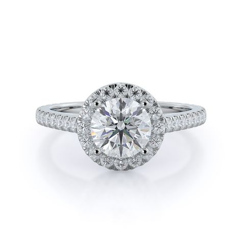 Cathedral halo diamond engagement ring: Designer Quality, Best Prices | With Clarity Diamond Halo Wedding Band, Halo Wedding Bands, Sparkling Engagement Rings, Celebrity Engagement Rings, Lab Diamond Engagement Ring, Diamond Halo Engagement Ring, Pave Engagement Ring, Gorgeous Engagement Ring, Engagement Rings Platinum