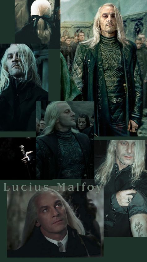 This is great for a lockscreen and wallpaper Lucius Malfoy Wallpaper, Slytherin Background, Lucius Malfoy Aesthetic, Malfoy Aesthetic Wallpaper, Lockscreen And Wallpaper, Abraxas Malfoy, Lucius Malfoy Jason Isaacs, Malfoy Family, Harry Potter Wall