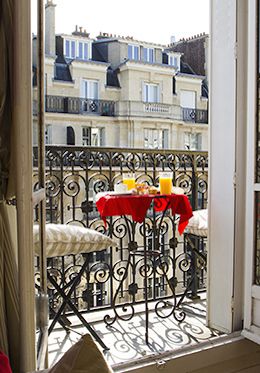 Paris in the heart of the 7th arrondissement. Like Rue Bayen at my Aunts apartment  in Paris, Corinne Mediterranean Beach House, Parisian Balcony, Paris Balcony, French Balcony, Paris Luxury, Paris Vacation, Apartment Architecture, Parisian Apartment, Paris Design