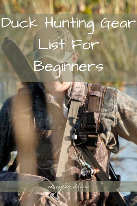 You are going duck hunting, but all you know is that you are bringing the gun. But what else do you need and where do you go? Well, read this article and find out what gear is essential to make your hunt exceptional. We also recommend a few of our favorites. Hunting Gear List, Waterfowl Hunting Gear, Western Hunting, Hunting Guide, Deer Hunting Tips, Duck Hunting Gear, Hog Hunting, Types Of Hunting, Hunting Supplies