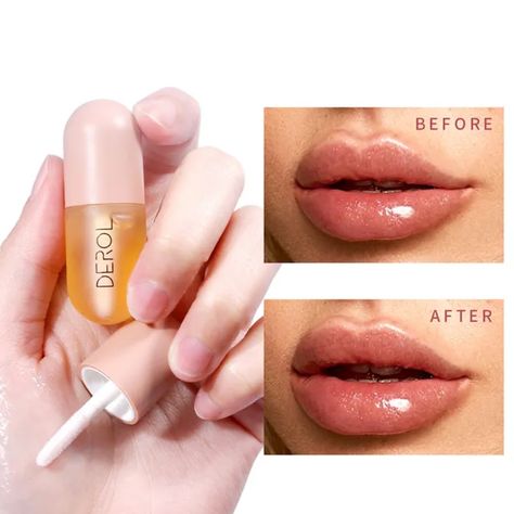 Make Lips Bigger, Plumper Lips, Natural Lip Plumper, Lip Plumping Balm, Lip Types, Lip Wrinkles, Lip Enhancement, Lip Serum, Gloss Labial