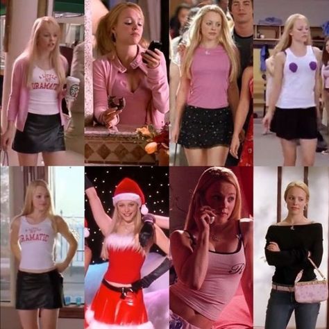 @ 2000svibing on ig Y2k Regina George, Regina George Pink Outfit, All Regina George Outfits, Y2k Movies Outfits, Iconic 2000s Movie Outfits, Meangirls Movie Outfits, Regina George Fits, 2000 Movies Outfits, Iconic Regina George Outfits