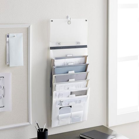 Archival Photo Storage, Wall Pocket Organizer, Office Wall Organization, Wall File Organizer, Zen Office, Wall File Holder, Wall File, File Boxes, Hanging Folders