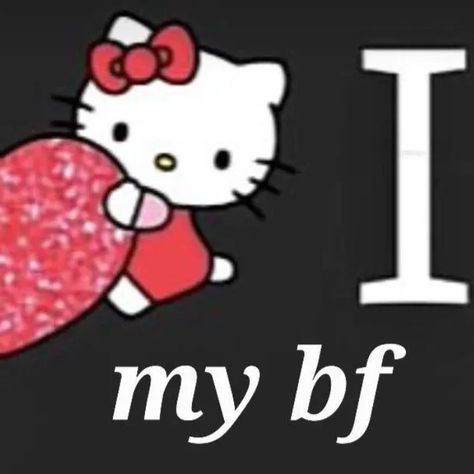 My Bf, Matching Pfp, Hello Kitty, Kitty, I Love