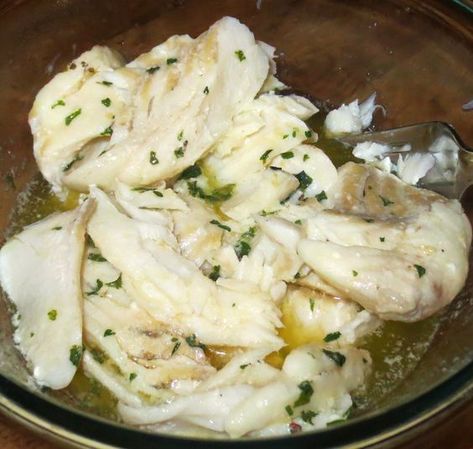 Boiled Halibut Recipes, Boiled Cod Fish Recipes, Poor Man Lobster Recipes, Poor Mans Lobster Cod Boiled, Poor Man’s Lobster Recipe, Poor Mans Lobster Cod Baked Fish, Boiled Fish Recipe, Fish Boil Recipe, Poor Man's Lobster