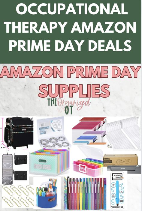 Unlock incredible savings on Pediatric Occupational Therapy essentials this Prime Day! Explore exclusive discounts on games, toys, sensory tools, books, and more all approved by a pediatric occupational therapist. Elevate your child's development journey with these amazing deals. Click to save on pediatric occupaitonal therapy tools that make a difference! Occupational Therapy Organization, Home Health Pediatric Occupational Therapy, Pediatric Occupational Therapy Activities, What Is Pediatric Occupational Therapy, What Is Occupational Therapy, Outpatient Pediatric Occupational Therapy, Occupational Therapy Goals, Amazon Prime Day Deals, Sensory Tools