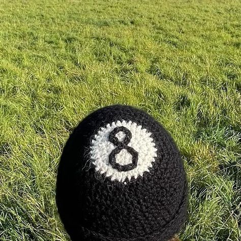 8 Ball Crochet Hat, Crochet 8 Ball, Crochet Fairy, Creamy Blonde, Art Basics, Crochet Design Pattern, Crochet Clothing And Accessories, Crochet Stitches For Beginners, 8 Ball