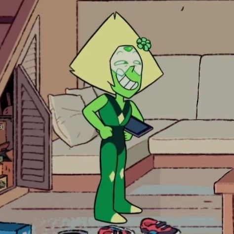 Peridot Screenshots, Peridot Su, Steven Universe Lapis, Nate River, Lapis And Peridot, Steven Universe Wallpaper, Peridot Steven Universe, Steven Universe Characters, Horror Themes