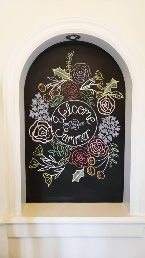 Cute Chalkboard Signs, Garden Chalkboard Art, Flower Shop Chalkboard Ideas, Chalk Boarder Designs Spring, Floral Chalkboard Art, May Chalkboard Art, April Chalkboard Art, June Chalkboard Art, Flower Chalkboard Art