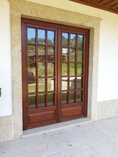 Indian Window Design, Front Door Designs, Design For House, Wooden Window Design, Modern Window Design, Door Design Ideas, Door And Window Design, Sliding Doors Exterior, House Main Door