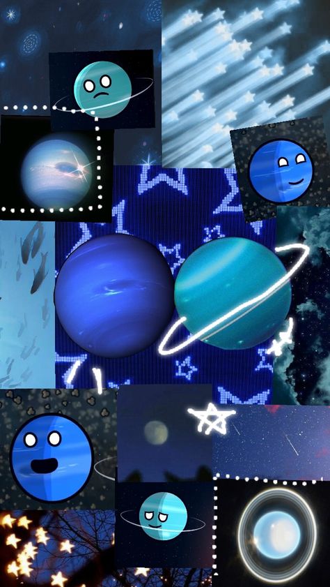 Uranus and Neptune<33 #solarballs #neptune #planets #wallpaper #solarsystem Solar System Wallpaper, Uranus Planet, Uranus And Neptune, Neptune Planet, Ice Giant, All Planets, Planets And Moons, Planets Wallpaper, Planets Art