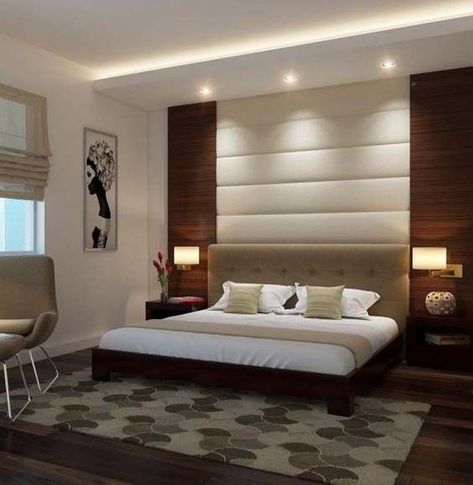 Bedroom decor always needs a luxurious suspension lamp. Discover more luxurious interior design details at luxxu.net Ceiling Design Living Room, Modern Bedroom Interior, Luxury Bedroom Design, Bedroom False Ceiling Design, Ceiling Design Bedroom, Bilik Tidur, Bedroom Bed Design, Bed Furniture Design, Trendy Bedroom