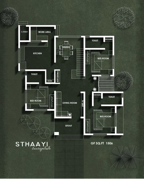 Floor Plan Presentation Architecture, Floor Plan Presentation, Drawing House Plans, Building Design Plan, Architecture Blueprints, Architecture Design Process, Architecture Drawing Plan, Building House Plans Designs, Small House Floor Plans