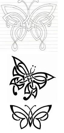 Celtic butterfly tattoos Tattoo Butterfly Back, Butterfly Tats, Celtic Butterfly, Tattoo Butterfly, Celtic Tattoo, Butterfly Designs, Celtic Knot Designs, Butterfly Tattoos, Celtic Patterns