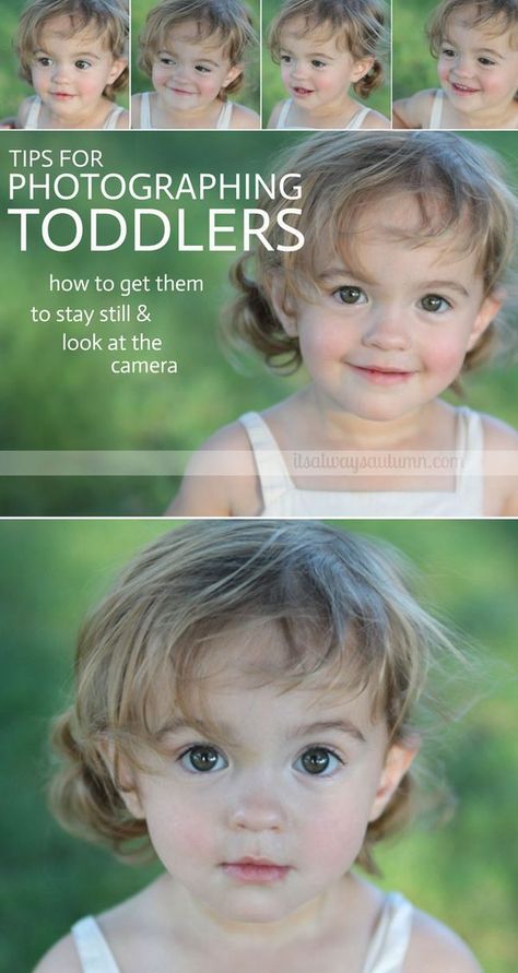 tired of your toddler running away every time you try to take her photo? use these great photography tips for getting toddlers to sit still and look at the camera! Homeschool Photos, Beginners Photography, Toddler Pictures, Foto Kids, Baby Fotografie, Toddler Photos, Toddler Photography, Photography Help, Dslr Photography