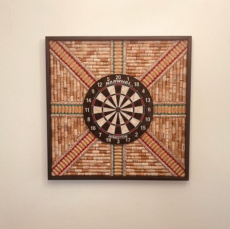 Wine Cork Dartboard Wall Protector Recycled Art Man Cave Game Room Birthday Gift House Decor Wine Lover Gift Winery Art Hotel Art Cork Craft Dartboard Wall Protector, Dartboard Wall, Cork Dartboard, Dart Board Wall, Wine Room Design, Man Cave Games, Man Cave Game Room, Art Hotel, Wine Tasting Room