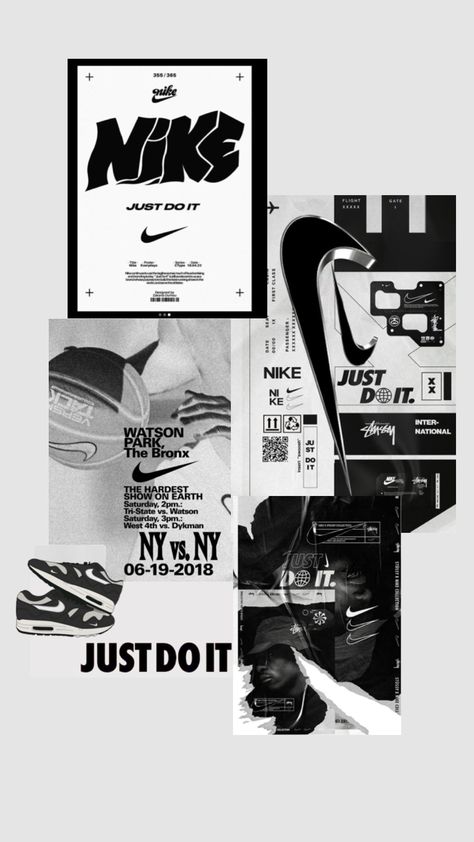 #black#collage#wallpaper Vintage Nike Wallpaper Iphone, Ipad Wallpaper Streetwear, Nike Ipad Wallpaper, Nike Phone Wallpaper, Streetwear Astethic Wallpaper, Nike Homescreen, Nike Collage Wallpaper, Sporty Wallpaper Aesthetic, Aesthetic Wallpaper Guys